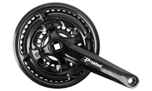 Шатуны Prowheel MA-P503 24/34/42T Черн Сталь Пласт