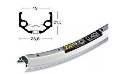 Обод 28" Rim Exal ZX 19